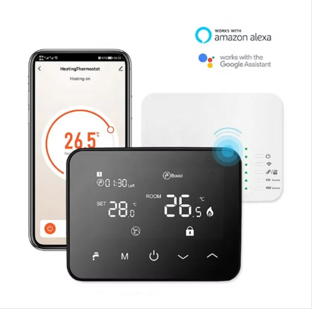WiFi Tuya Smart Thermostat (Dual Zone) - Central Heating & Hot Water